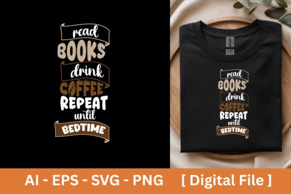A Coffee and Books Graphics Review for T-Shirt Designers & Crafters