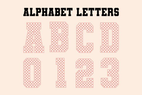 A Designer's Review: The Pink Checkered Spring Alpha PNG Letters
