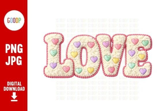A Designer’s Review of the Chenille LOVE Pastel Letters PNG for Branding