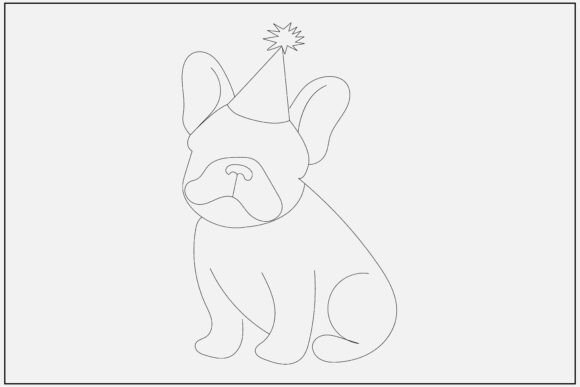 A Festive Bulldog Graphic for Small Business Branding