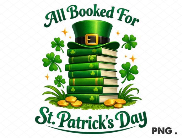 A Festive PNG Graphic for St. Patricks Day Crafts