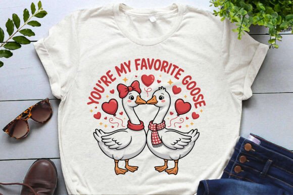 A Goose-Themed Valentine s Day Design for Blogs