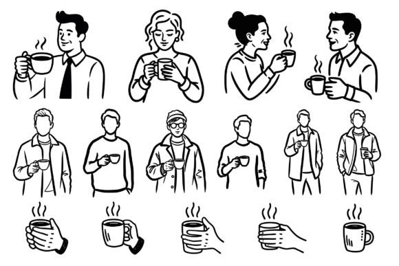 Coffee Culture Graphics: A Publisher's Review of the Line Art