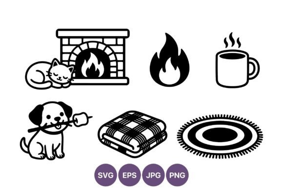 Cozy Fireplace Graphics: A Designer's Review for Real Client Projects
