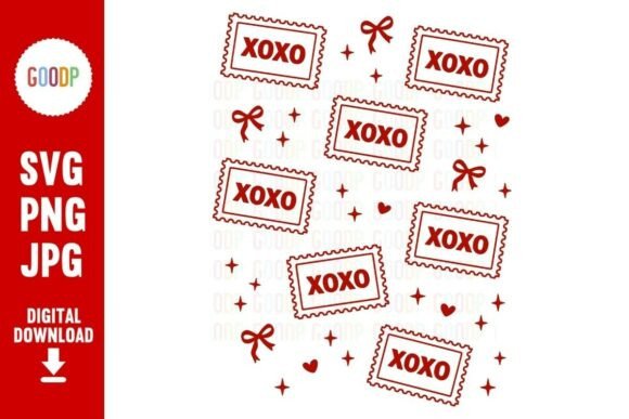 Graphic Designer Review: The XOXO Valentine Stamp Asset