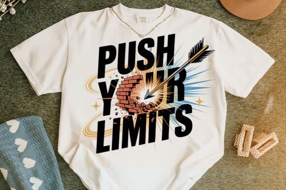 Motivational Graphics for T‑Shirt Designs and Brand Illustrations