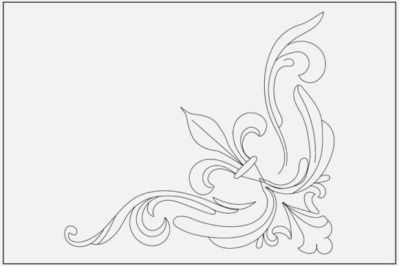 Ornate Corner Line Art Minimal: A Graphic Designer's Review
