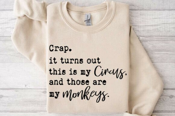 Real-World Use of a Sarcastic Circus Graphic for T-Shirt Designs