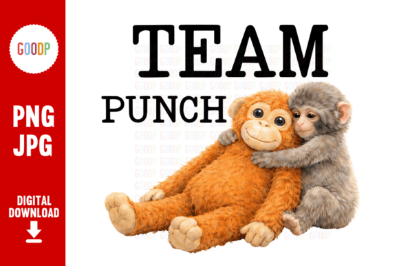 The Warm Embrace of Punch Monkey Hug Design